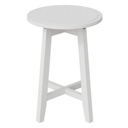 стол журнальный NEO 1 350х350х450мм белый матовый МДФ/бук