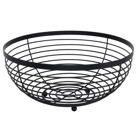 фруктовница TODELIA Black 30х30х14,5см круглая нерж.сталь фруктовница todelia 27 5х16 5х27 7см железо мдф