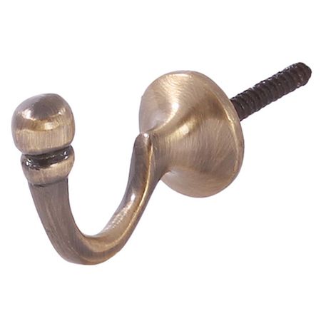 крючок 1-рожковый ввертный цинк сплав антик латунь крючок 2 х рожковый   антик бронза