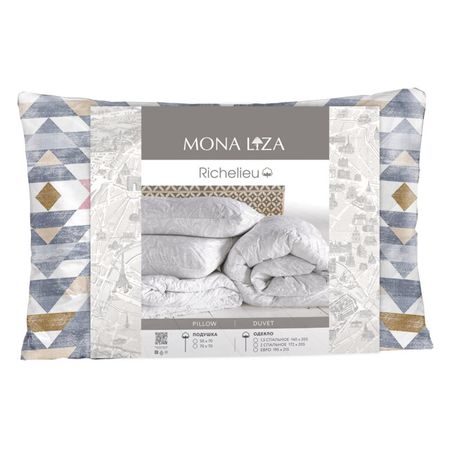 подушка MONA LIZA Ришелье/Richelieu средняя 50х70см, арт.5095260/2 подушка mona liza dom maxi термополотно 50х70см наполн чехла арт 539816дм