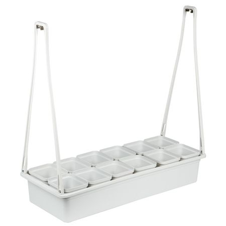 подставка UNIEL под линейный светодиодный светильник для растений 12 белый светильник светодиодный uniel и кашпо 12 для растений 10вт spbr ip65 белый