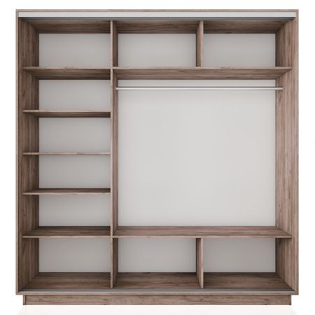 корпус шкафа-купе Экспресс 2 1800х2200х600мм дуб табачный ЛДСП корпус шкафа купе экспресс 1800х2200х600мм серый диамант