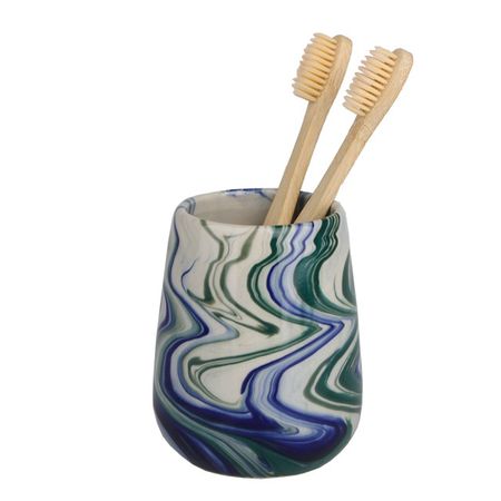 стакан для зубных щеток VITARTA Multicolor керамика мультиколор искусственные очные стебли 90 шт multicolor 3 мм