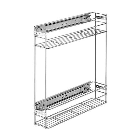 бутылочница Lemax 150мм с боковым креплением и доводчиком 450х110х470мм хром бондированный