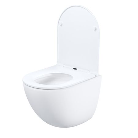 унитаз подвесной IDDIS Axes безободковый микролифт глянцевый белый