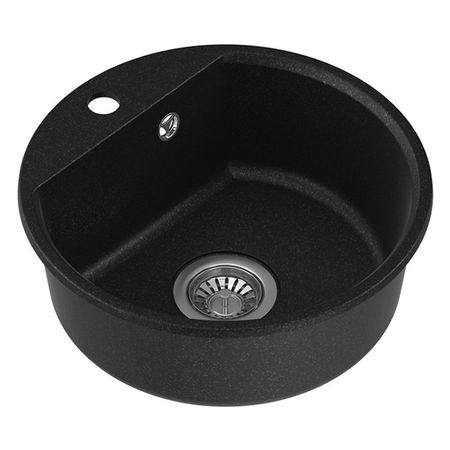 мойка NOVA 44 D443х160мм кварц черный