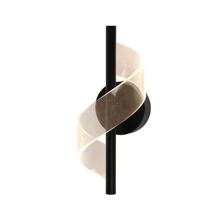 бра светодиодное SCHAFFNER Cane 8Вт пластик мелалл чёрный чаш homier cane 12 см 4 шт коричневый кремовый