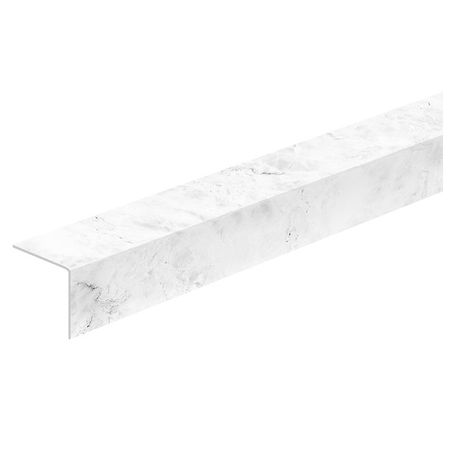 угол ПВХ мрамор белый 2700х20х20мм скоба крепежная sc 8 12мм белый 25шт