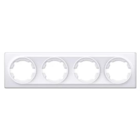 рамка 4 поста ONEKEYELECTRO Florence белый