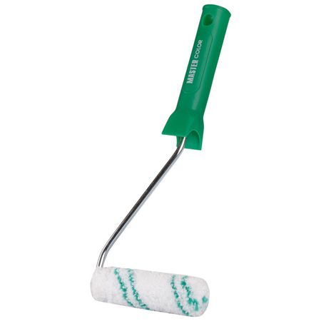 валик с ручкой Master Color микрофибра 100мм ворс 9 мм отв. 6мм, арт.30-1096