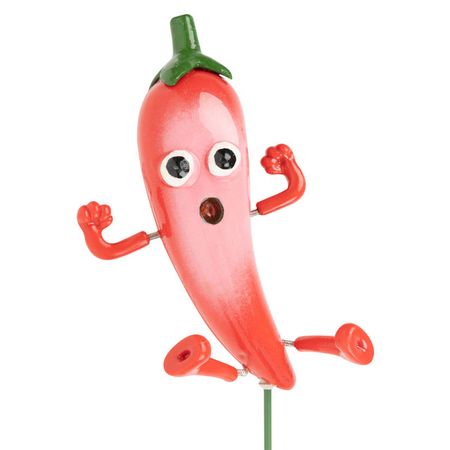 штекер садовый PARK Крутой перец 3,5x12x58см красный pqzulk 4 мм l образный штекер типа банан красный