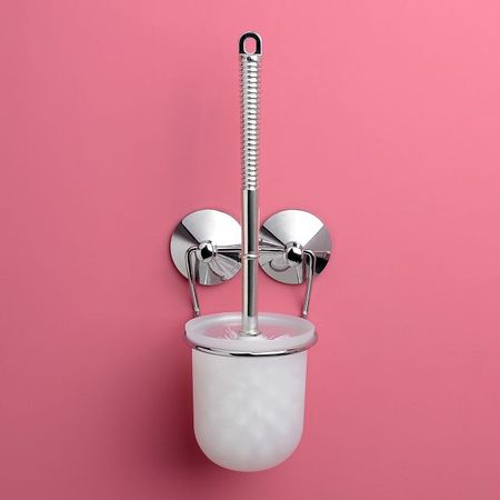 гарнитур для туалета VERRAN Real вакуумные присоски хром прозрачные вакуумные крючки из пвх 60 шт