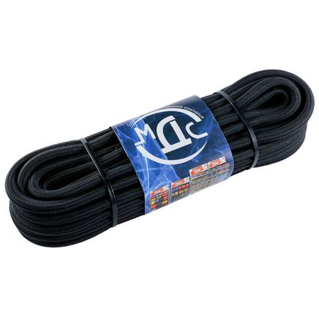 шнур резиновый с сердечником ТПК МДС 8мм 10м 24-прядный черный шнур с сердечником 10мм 10м пп 24 прядный