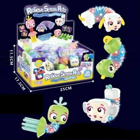 игрушка-антистресс со световым эффектом игрушка антистресс one two fun бобр 30 см