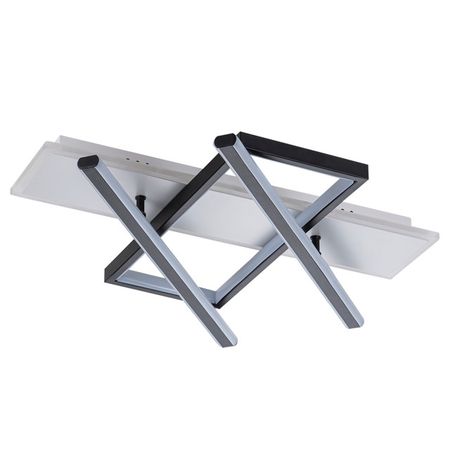 люстра потолочная светодиодная ESCADA Алетта 4хLED 100Вт 6000К белый черный преобразователь ootdty 110в 220в в 12в 5в 100вт