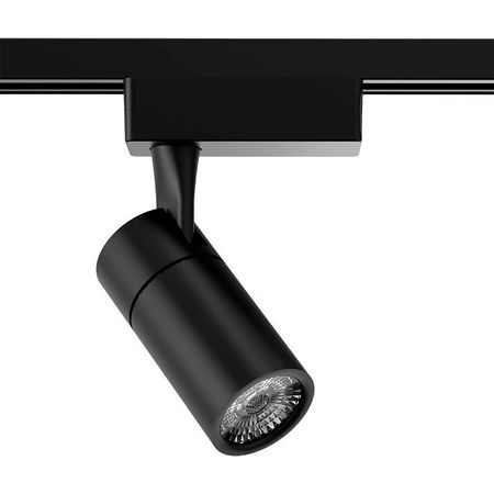 светильник трековый GAUSS 10Вт LED 4000К 800Лм однофазный цилиндр черный hotred трансформатор освещения 5050 10вт 5 режимов