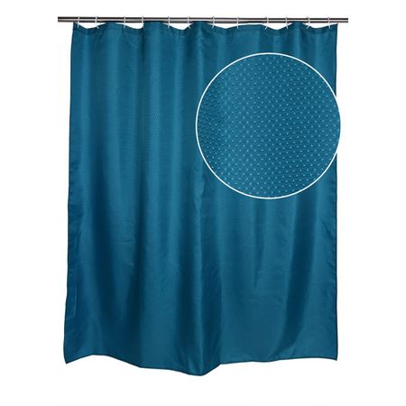 занавеска для ванной OFELIS 180х180см полиэстер синяя