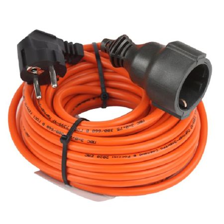 удлинитель ЭРА 10м 1-местный с/з 6А IP20 3х0,75мм ПВС оранжевый удлинитель 3м 3 местный б з 2х0 75мм кв