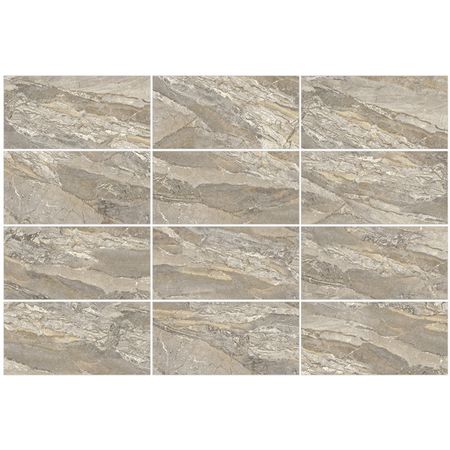 керамогранит LCM Mineral Taup 60х120 мокко, серо-коричневый полированный