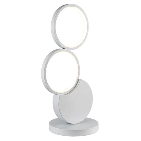 лампа настольная ESCADA Лунар 2хLED 16Вт 4500 К белый масляный насос для дымовой машины 16вт