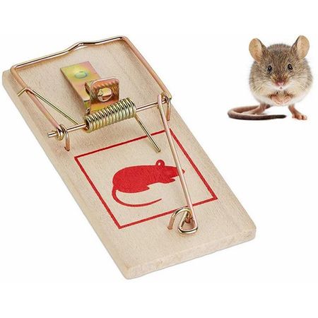 мышеловка MAXITERRA 12,5х6,5см дерево, железо мышеловка maxiterra 12 5х6 5см дерево железо