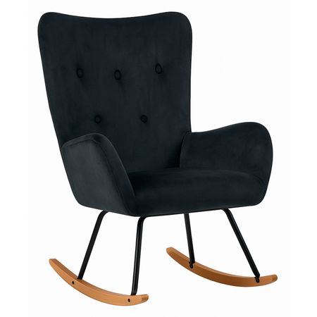 кресло-качалка SANTI 640х860х930мм серый рождественская лошадка качалка из смолы