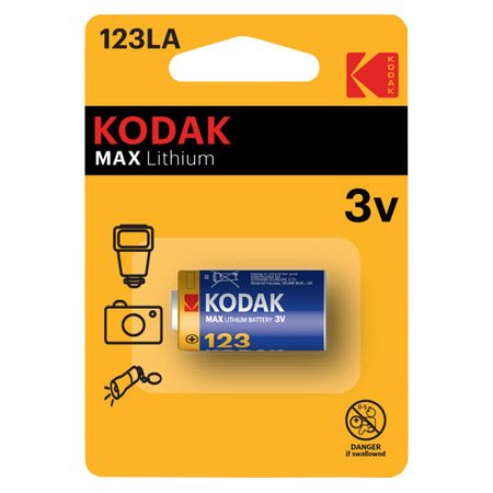 батарейка KODAK CR123 блистер 1шт батарейка kodak lr06 aa блистер 2шт