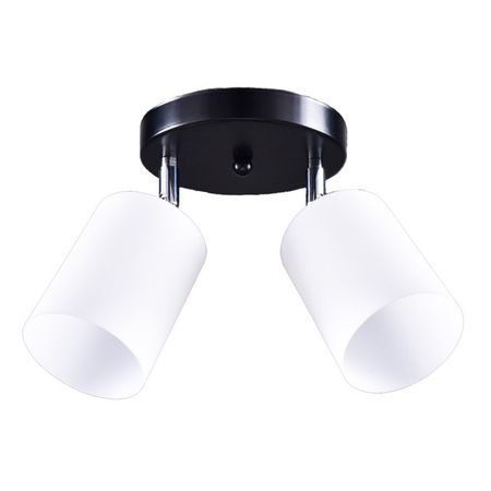 люстра потолочная РОССВЕТ Ивон 2х20Вт E27 металл черный люстра потолочная россвет вьюн 2х20вт е27 металл пластик белый