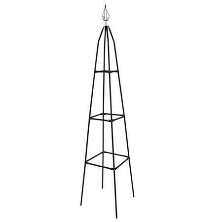 опора-обелиск садовая разборный MAXITERRA 40х40х200см металл в ПВХ зелёный хру ный обелиск из цитрина