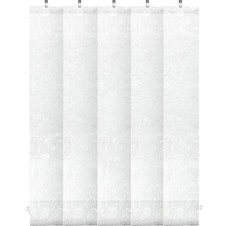 комплект ламелей УЮТ Фрост 5шт для вертикальных жалюзи 180см белый, арт. 61.61ТО.3580 ель искусственная агния 180см зелёная