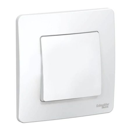 переключатель 1 клавишный SYSTEME ELECTRIC Blanca (cх.6) 10А 250В белый розетка 1 пост tv schneider electric blanca белый