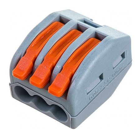 клемма соединительная NAVIGATOR 3х2,5кв.мм 5шт серый клемма соединительная navigator 2х2 5кв мм 50шт серый