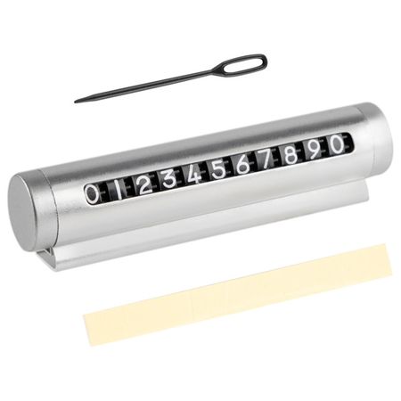 автовизитка ENGY 10,7х2,2х2,7см серебряный надувной   и серебряный номер шарик 16 дюймов dawn