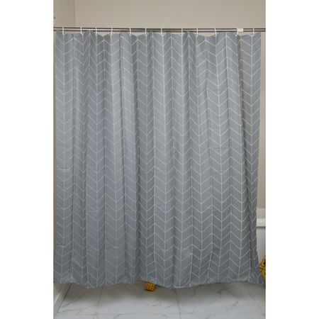 занавеска для ванной OFELIS 180х180см PEVA серая