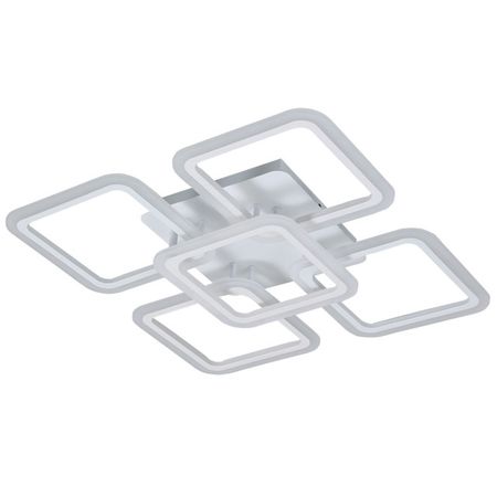 люстра потолочная светодиодная SCHAFFNER Estate 130Вт пластик металл белый