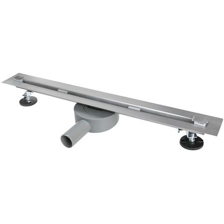 трап щелевой MPF 600х20мм поворотный сифон 40/50мм гидрозатвор нержавеющая сталь AISI304 трап горизонтальный 100x100мм слив 50мм нерж