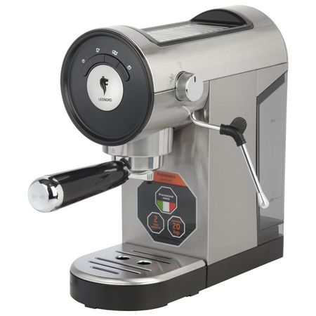 кофеварка эспрессо LEONORD LE-1749 1360Вт 20Бар 0,8л серебристый