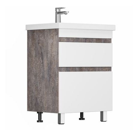 тумба без раковины напольная GRADEONIKA Кассандра 60см цемент
