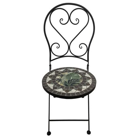 стул садовый складной Леон 380х380х920мм  керамика, железо настенная наклейка diyoung леон 51x35 см