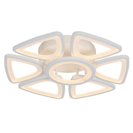 люстра потолочная светодиодная SCHAFFNER Peligroso 140Вт пластик металл белый