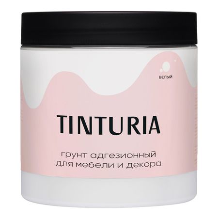 грунт адгезионный TINTURIA для мебели и декора 0,75кг белый, арт.028819862 краска для мебели и декора tinturia 0 75кг безлунная ночь арт 028819783