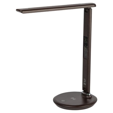 лампа настольная светодиодная ЭРА 10Вт 500Лм 3000/4500/6000 К коричневая sytools 3000 6000 8000 10000 заготовки для заточки apex ruixin pro