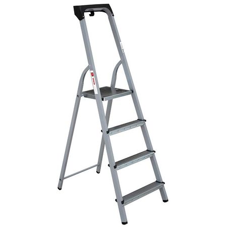 стремянка стальная UGO LOKS 4 ступени с лотком для инструментов zenhosit hc 5 пластиковые стойки для печатных плат 100 шт