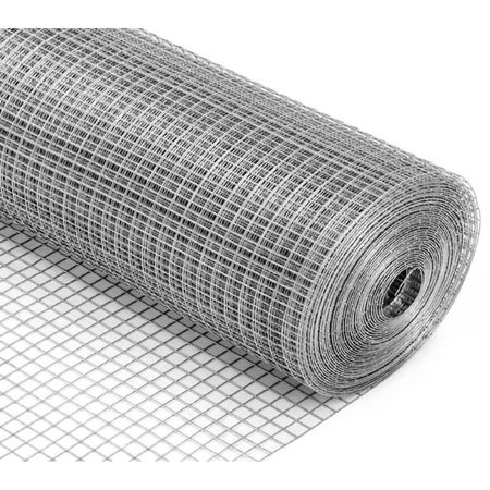 сетка сварная оцинкованная 1,0х15м d0,6мм ячейка 6х6мм проволока сибртех 0 5мм 200м ная оцинкованная