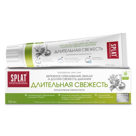 паста зубная СПЛАТ Professional Длительная свежесть 100мл паста зубная длительная свежесть professional splat сплат 100мл