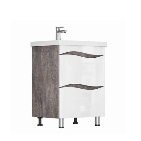 тумба без раковины напольная GRADEONIKA Афродита 60см цемент