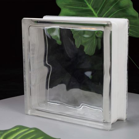 стеклоблок CLOUDY 190х190х80мм прозрачный