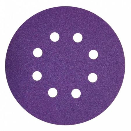 круг шлифовальный ABRAFORCE 125мм P120 8 отв 5шт прокладка защитная abraforce 125мм 8 отв