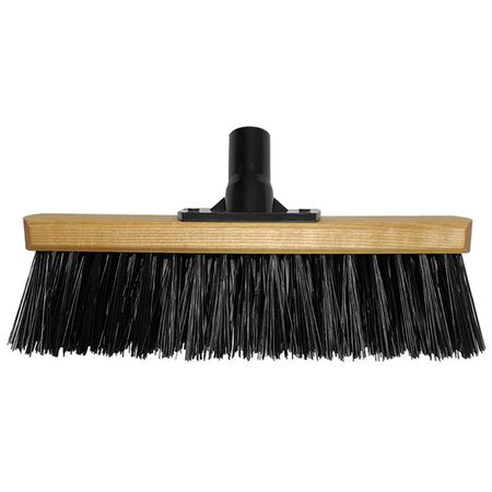 щетка уличная PATTERN 28 см без черенка черный ворс электрогирлянда новогодняя reason уличная 432 led ная со стартовым шнуром