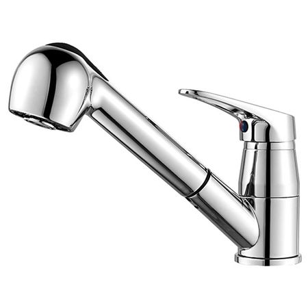 смеситель для кухни LEDEME L6013 выдвижной излив хром ной выдвижной ластик jianwu